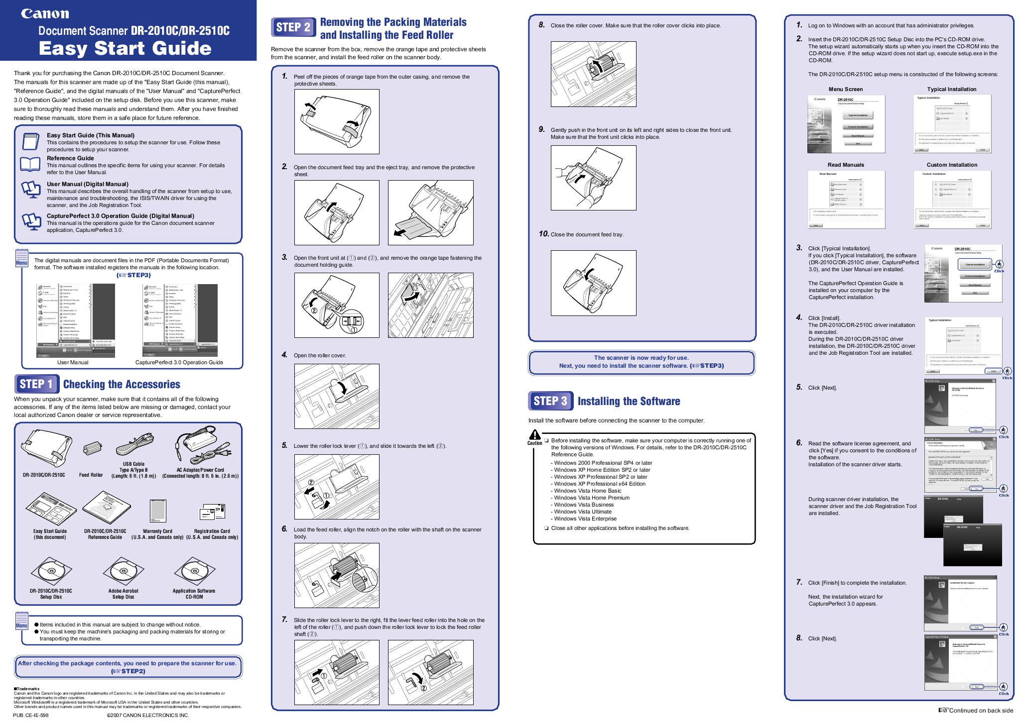 Canon Scanner User Manual Type:MANUAL