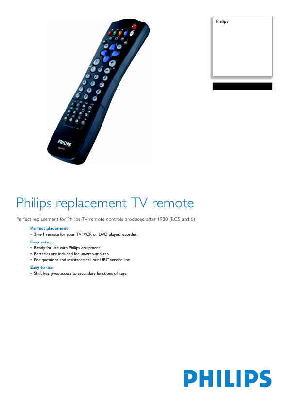 philips tv remote control outline
