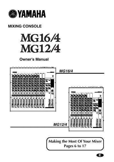 Yamaha Mixer on Yamaha Mixing Console Owner S Manual   Manualsonline Com