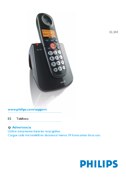 user manual philips cordless phone