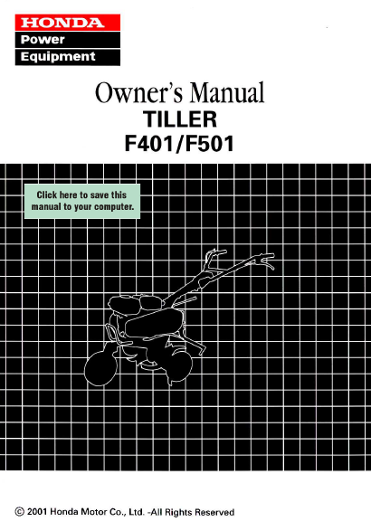Honda power equipment owners manuals #6