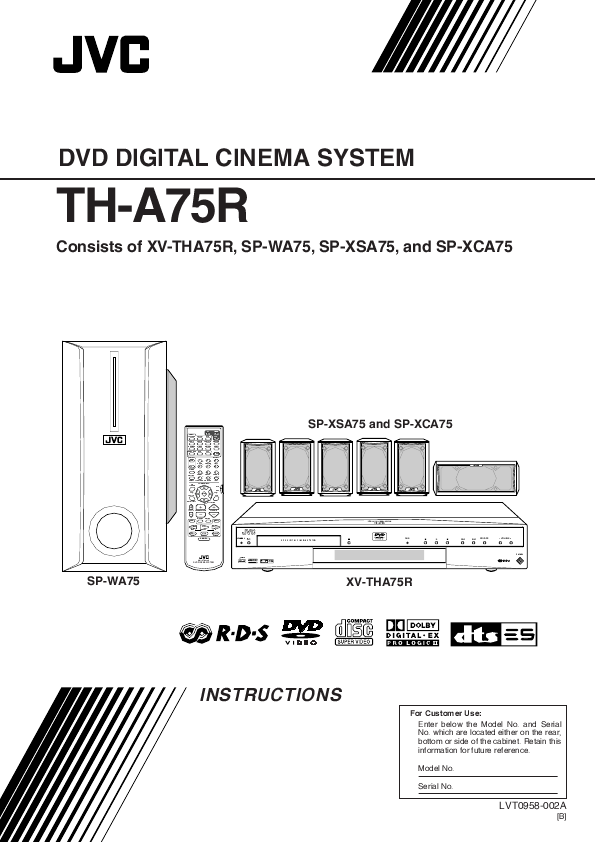 Jvc th s66 схема