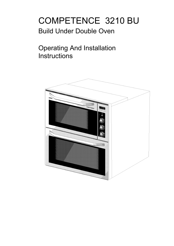 Electrolux Built In Cooking Appliances User Manual