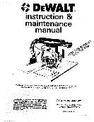 Dewalt Compound Miter Saw Manual