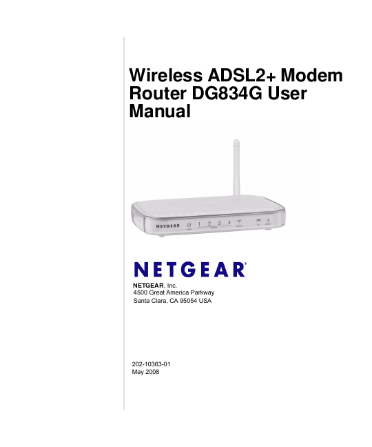 netgear wireless router user manual