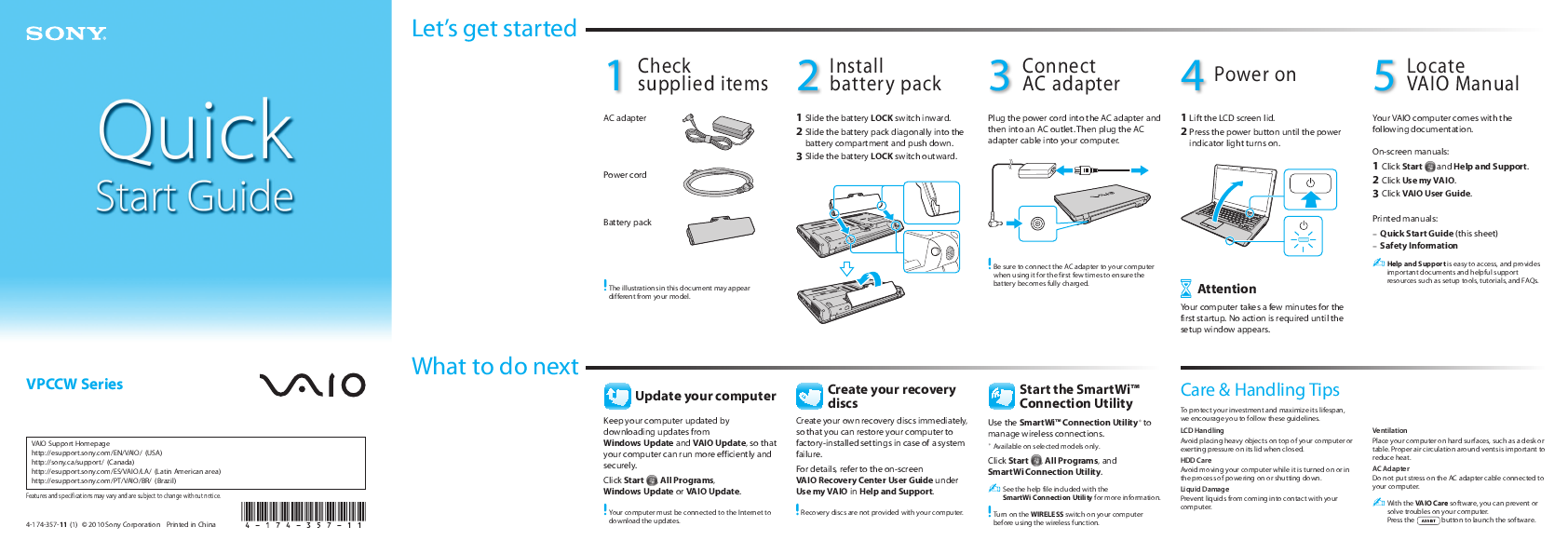Sony Laptop VPCCW User's Guide | ManualsOnline.com