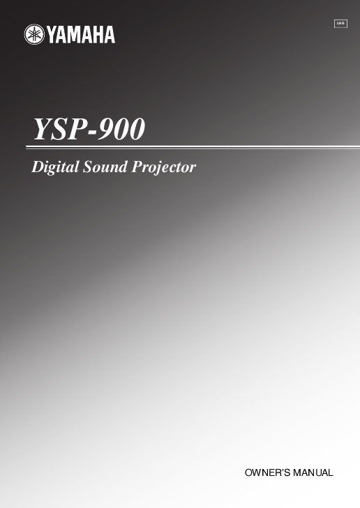 Yamaha Projector YSP-900 User's Guide | ManualsOnline.com