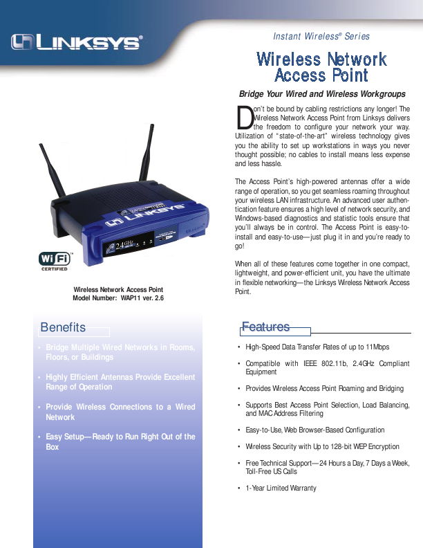 Linksys Wireless Router User