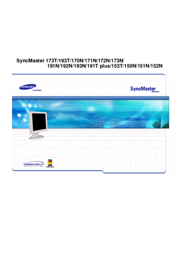 samsung lcd monitor owner s manual type manual samsung syncmaster ...