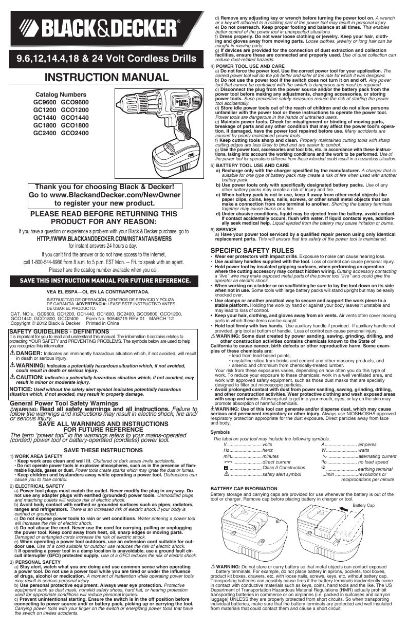 Search black decker bc25ewb html ct tip User Manuals