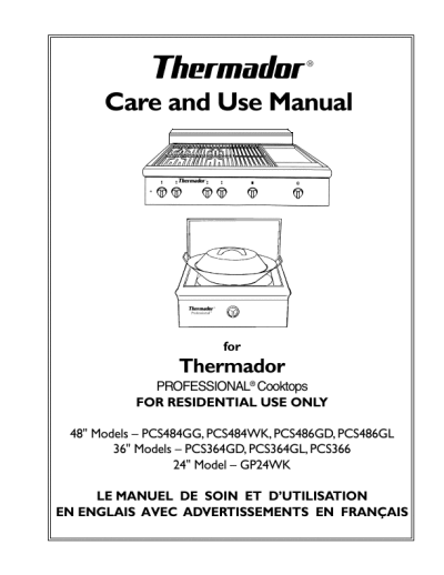 thermodor owners manual