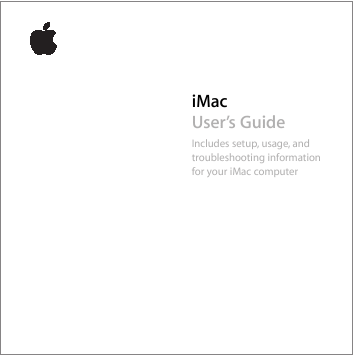 Apple Personal Computer iMac computer User's Guide | ManualsOnline.com