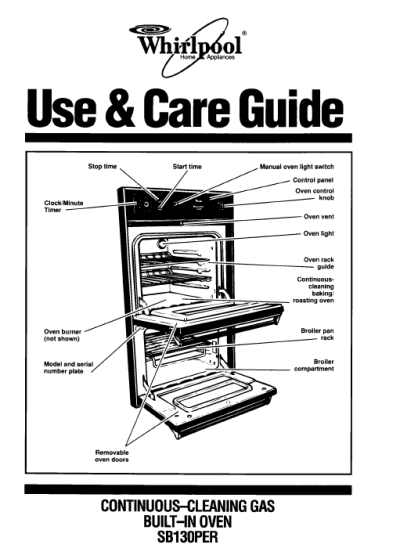 Where can you find a Whirlpool AccuBake manual?