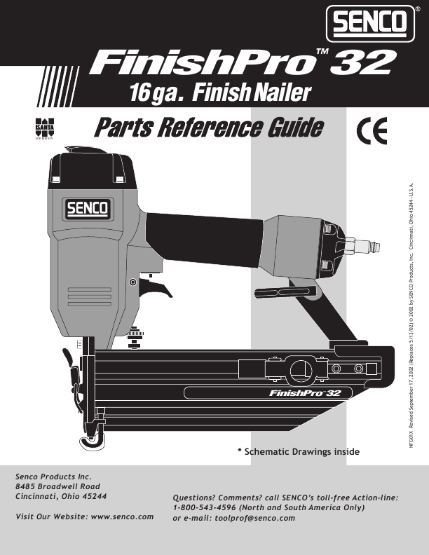 Nail Gun Literature. Senco