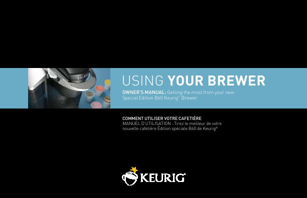 keurig coffee manuals