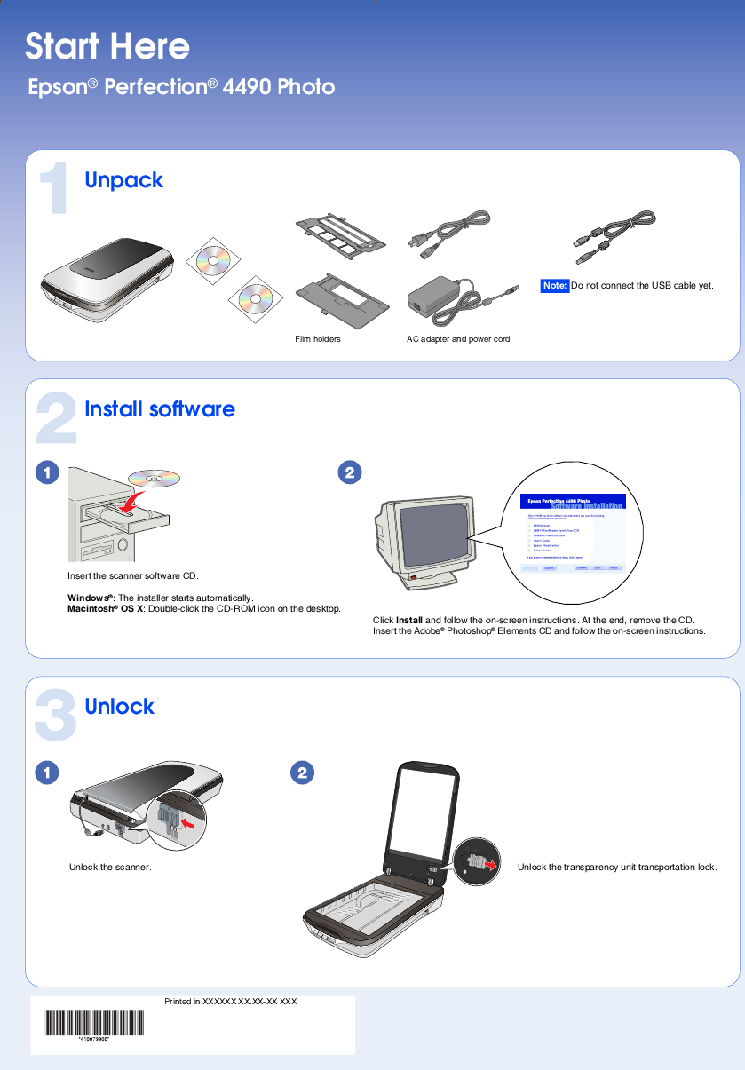 Epson Perfection 4490 Photo Драйвер castermanager