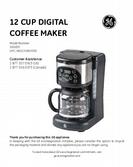 s coffee 169209 maker for owner's ge manual electric coffeemaker  manual owner coffee maker digital ge