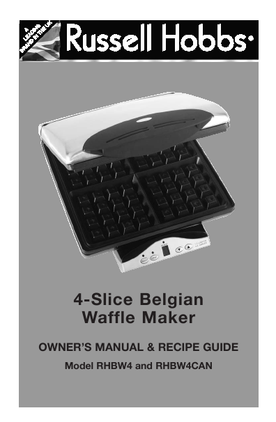 belgian waffle maker. for Salton RHBW4 Waffle Iron