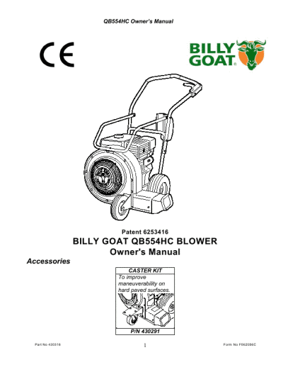 Honda billy goat manual