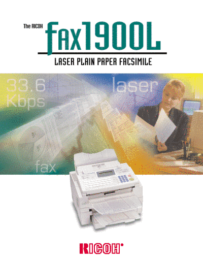 Ricoh 1900L Fax Machine