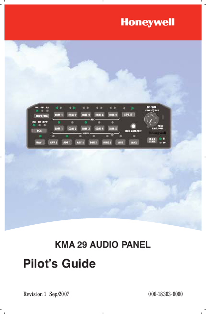 kma 20 audio panel manual