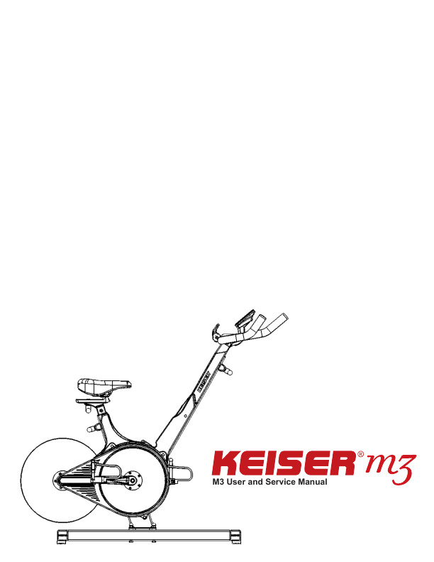 Additional Keiser m3 Exercise Bike Literature