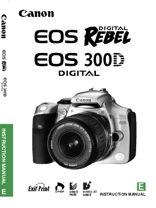 canon rebel eos slr 300d camera. Download. Canon Digital Camera