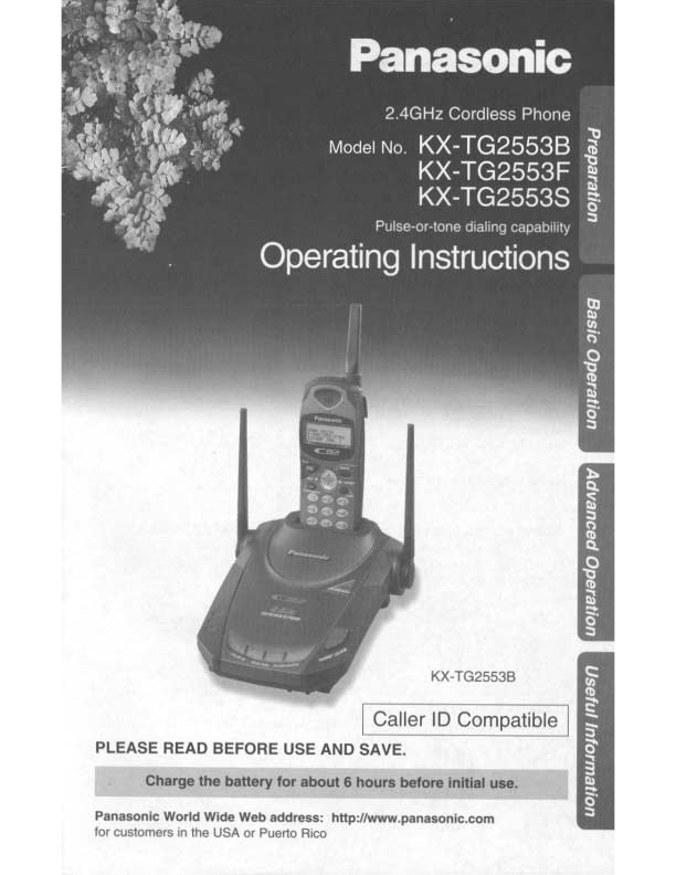 Manual Panasonic Kx Ta616