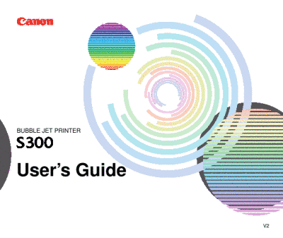 Canon Printer on Canon Jet Printer S300 User S Guide   Manualsonline Com