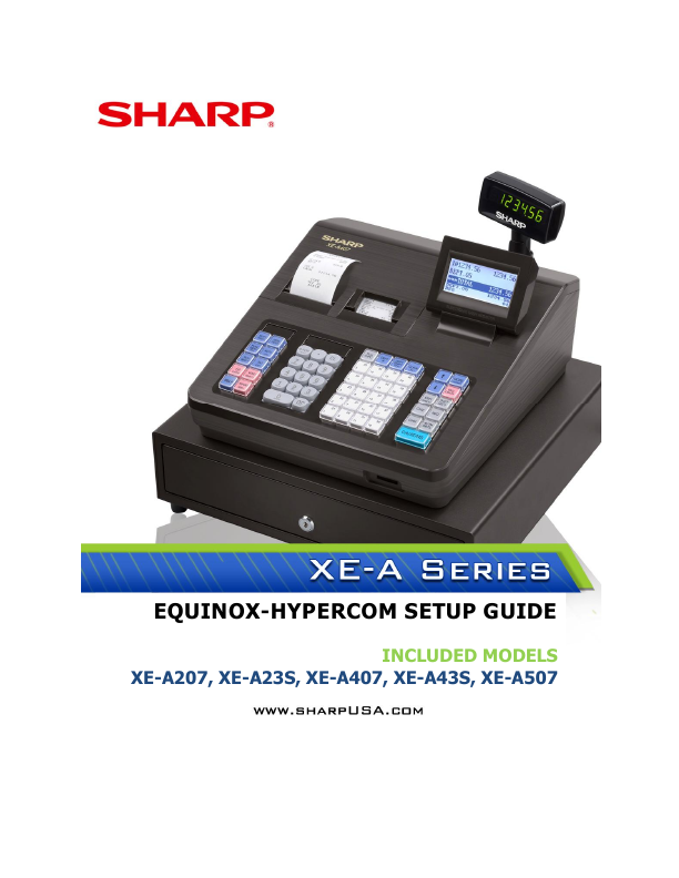 learn sharp cash register manuals