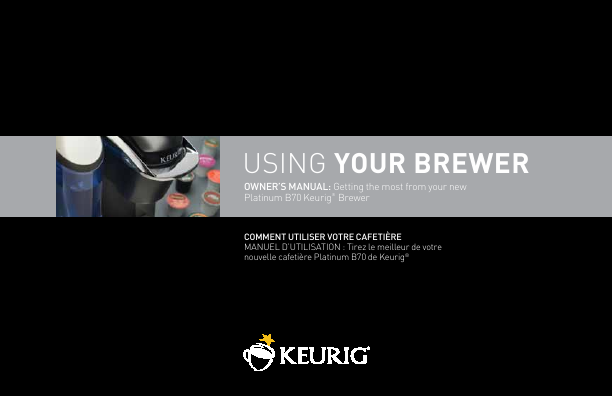 Keurig Platinum Single-Cup Brewer Quick Start Guide | ManualsOnline ...