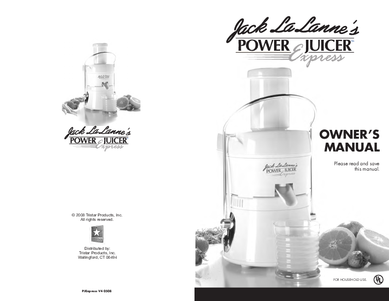 Power Juicer Инструкция