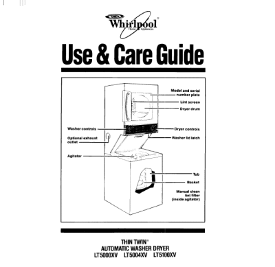 Whirlpool Oven Replacement Parts on Whirlpool Washer Repair Manual Pdf  Whirlpool Water Filter Whcf Dwhv