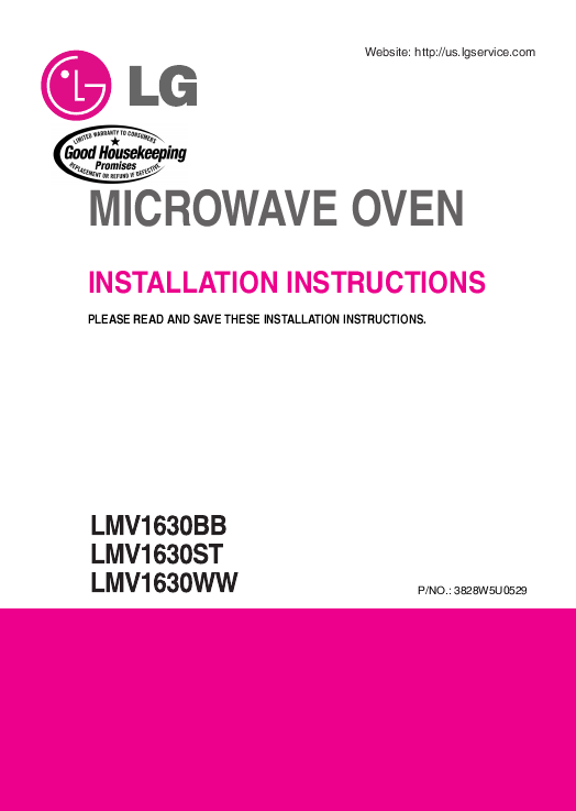 lg microwave manuals