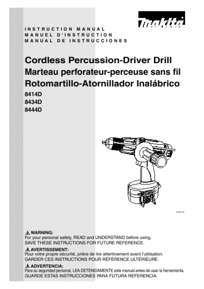 for Makita 8434D Drill