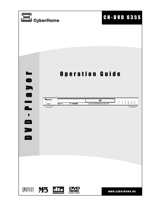 CyberHome DVD Player Operation Guide