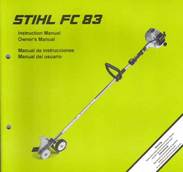 Stihl Edger Instruction Manual