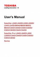 Toshiba Laptop C800D User's Guide | ManualsOnline.com