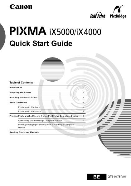 manual canon ix4000