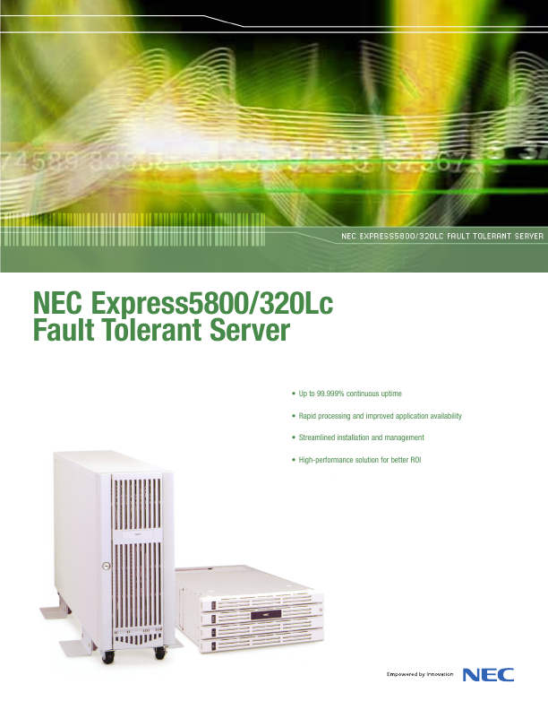 Additional NEC Electronics America Express 320Lc Server Literature