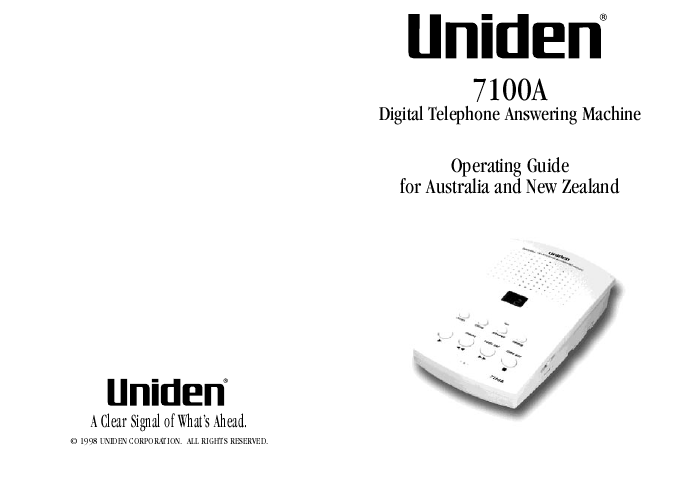 uniden exp7000a manual