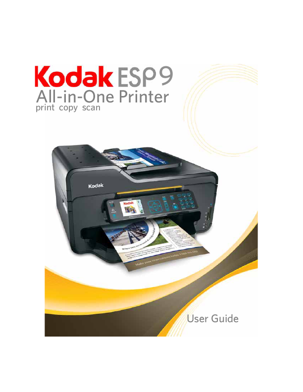 Kodak All in One Printer User Manual | ManualsOnline.com