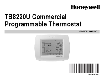 honeywell thermostat rth230b programming instructions