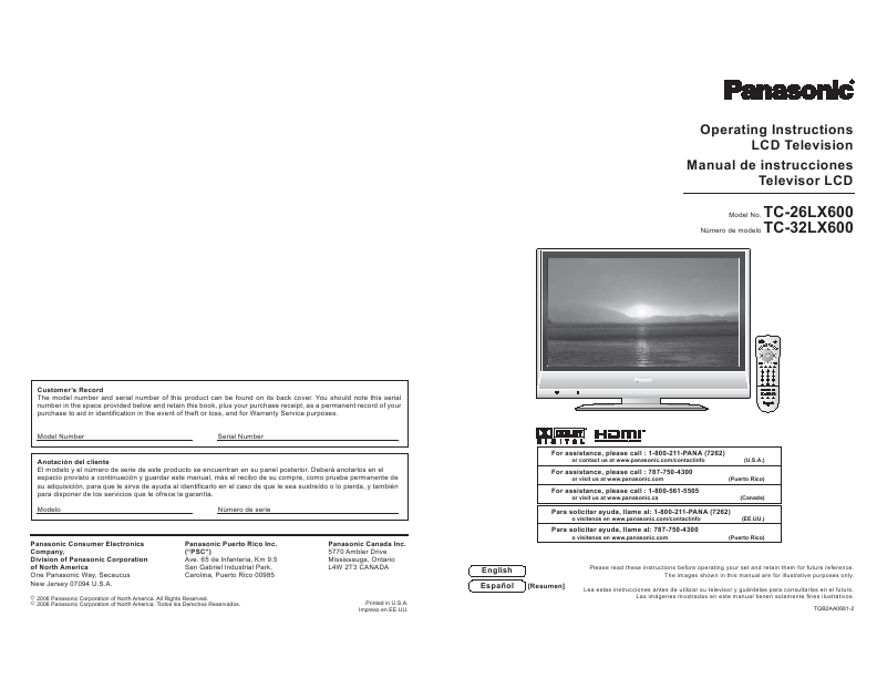 Panasonic Model No Kx-tga641 User Manual