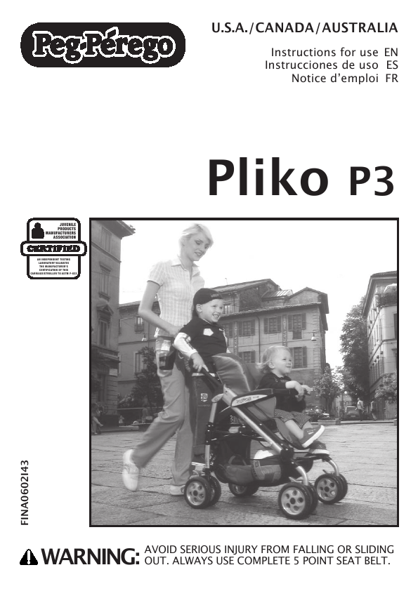 peg perego pliko p3 manual