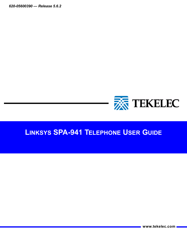 Additional Linksys SPA-941 Broadband Phone Literature