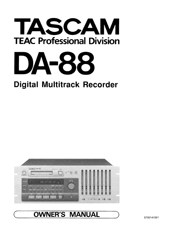 Tascam Digital Multitrack
