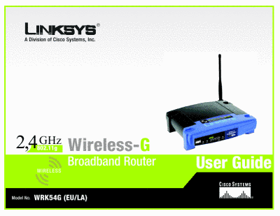 LinkSys Wireless-G Broadband