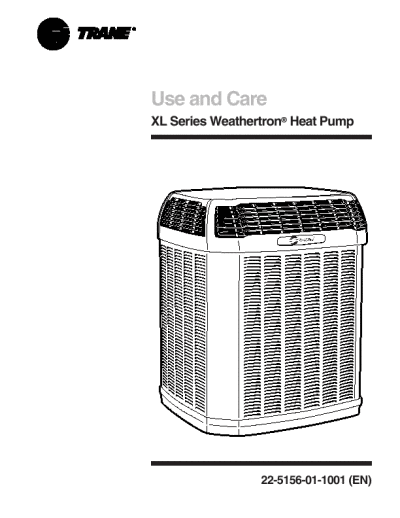 trane heat pump manual