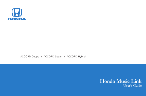 2005 Honda accord hybrid owners manual pdf #5